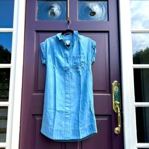 J Crew Denim shirt dress VGUC